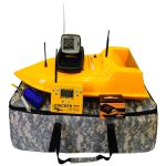 Кораблик загодівний - Hacker 777 (катер) - Об'єм камери 2 л - Дальність ходу 3 км - Задній хід - Жовтий