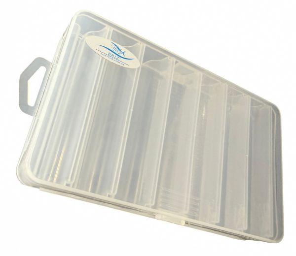 Коробка Briz 005 - Двостороння - Для воблерів та блешень - 14 вічок - Прозора