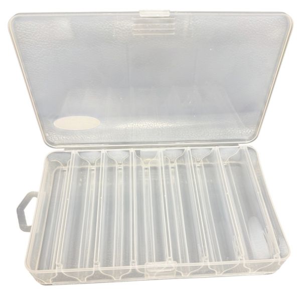 Коробка Briz 005 - Двостороння - Для воблерів та блешень - 14 вічок - Прозора