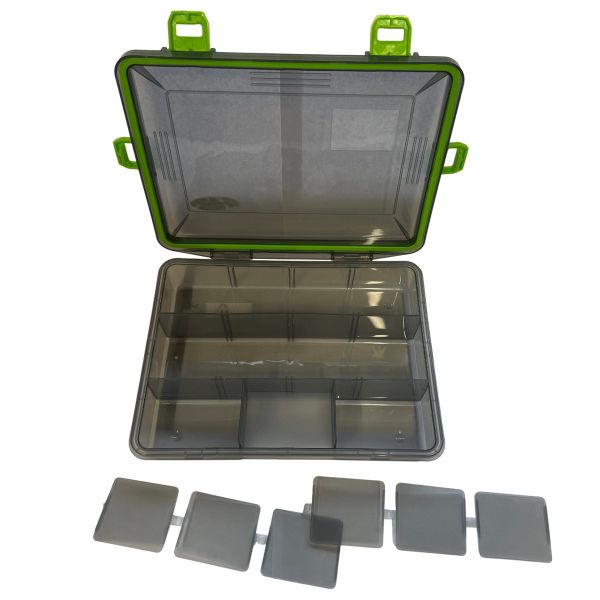 Коробка Briz 036 - Для рыболовных снастей - 11 ячеек - Прозрачная