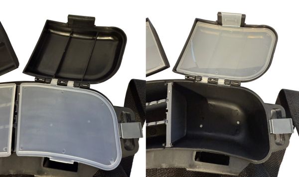 Коробка Briz 054 поясна - Для рибальських снастей - Чорна