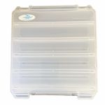 Коробка Briz 067 - Двухсторонняя - Для воблеров и блесен - 10 ячеек - Прозрачная