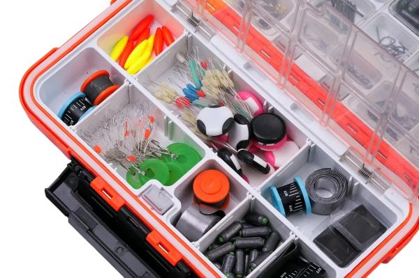 Коробка Briz для дрібного рибальського приладдя - Двостороння - 16,5х9,5х5 см