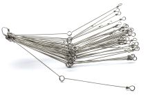 Коромысло нержавейка - Запаянное ушко - 50 шт/уп