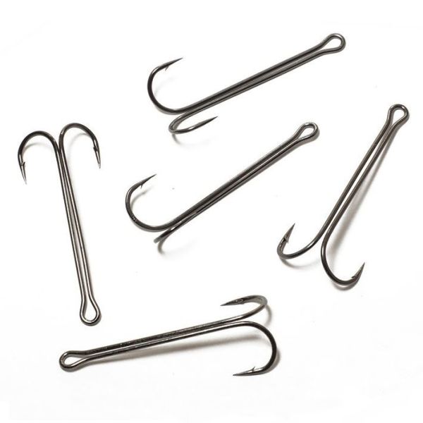 Двойник Kosadaka KDXL-83 BC - Double hook extra long - Black Chrome - 1 шт.