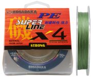 Шнур Kosadaka PE Super Line X4 - Dark Green - 150 метров