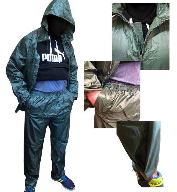 Костюм-дождевик ветровлагозащитный демисезонный - Хаки