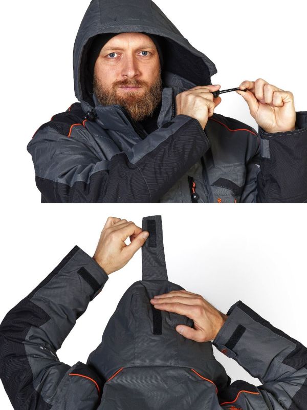 Костюм зимний Norfin Discovery Gray - Серый - до –35°C - Мембрана