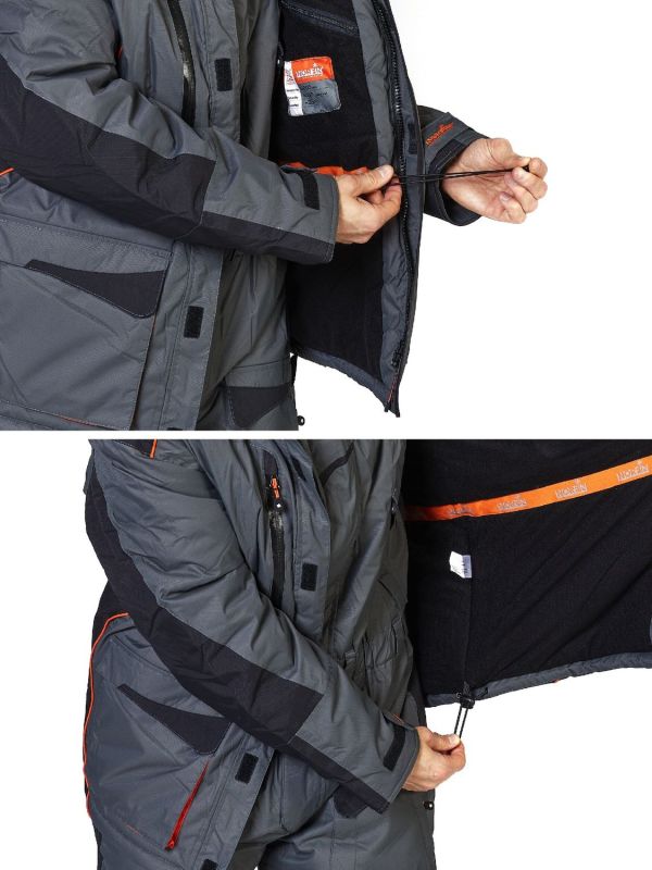 Костюм зимний Norfin Discovery Gray - Серый - до –35°C - Мембрана