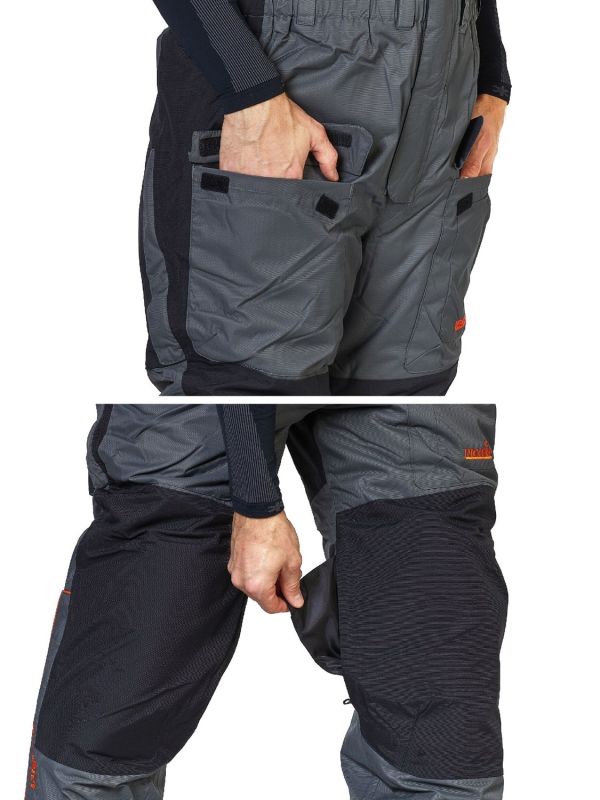 Костюм зимний Norfin Discovery Gray - Серый - до –35°C - Мембрана