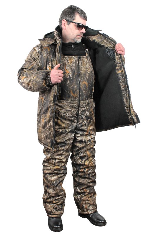 Костюм зимний для рыбалки и охоты - Anvi -25°C - Камыш - ткань Дюспо