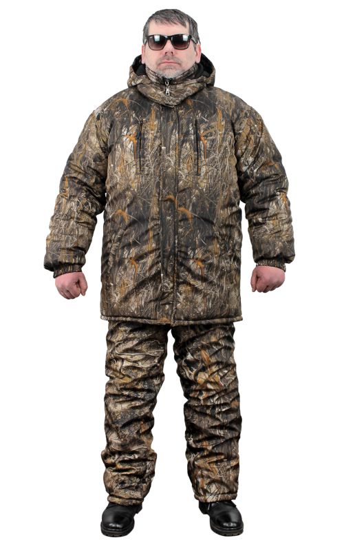 Костюм зимний для рыбалки и охоты - Anvi -25°C - Камыш - ткань Дюспо