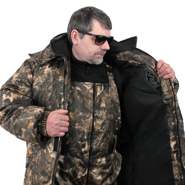 Костюм зимний для рыбалки и охоты - Anvi -25°C - Шишка - ткань Дюспо