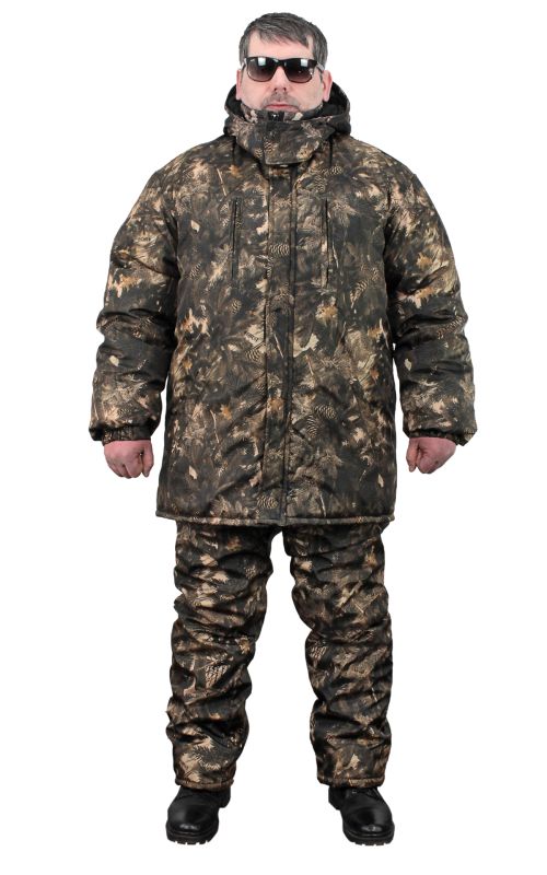 Костюм зимний для рыбалки и охоты - Anvi -25°C - Шишка - ткань Дюспо