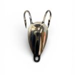 Мормышка Коза АИР - Паяная - Для зимней рыбалки - Серебро - 10 шт/уп