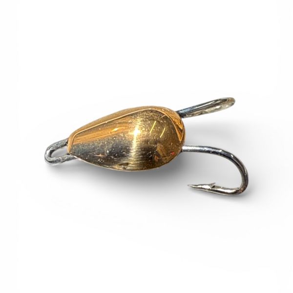 Мормышка Коза АИР - Паяная - Для зимней рыбалки - Золото - 10 шт/уп