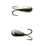 Мормышка Вольфрамовая Hayabusa Коза - С ушком - Серебро