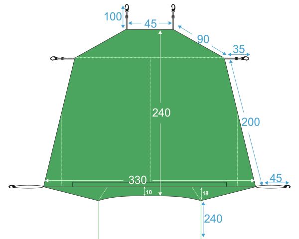 Козырек Лотос 5 - Летний - 1,44 кг