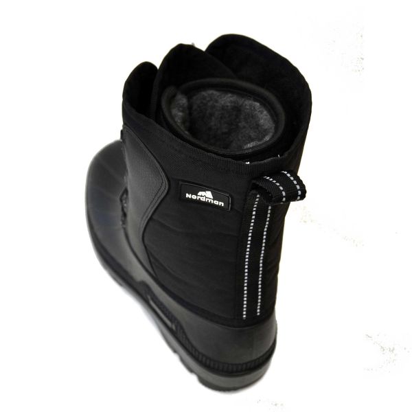 Сноубутси черевики Nordman Kraft утеплені з ТЕП на шнурках - Чорні