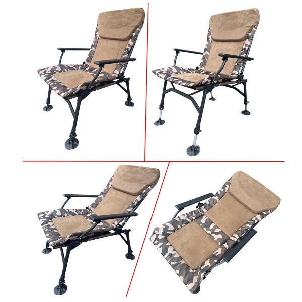 Карповое кресло Megastrike - SH9-3-3 - 550x55x100 см - Мультикам