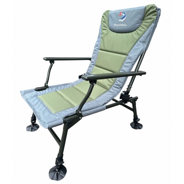 Карповое кресло Megastrike - SH9-3-7 - 50x55x85 см - Светло-серый