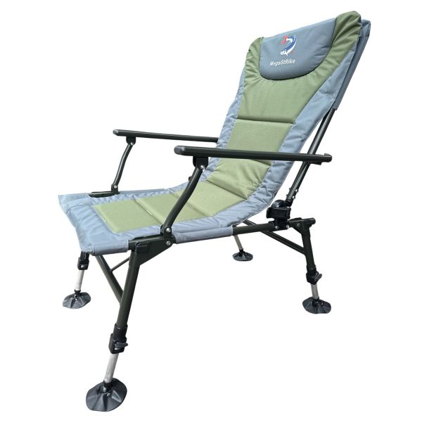 Карповое кресло Megastrike - SH9-3-7 - 50x55x85 см - Светло-серый