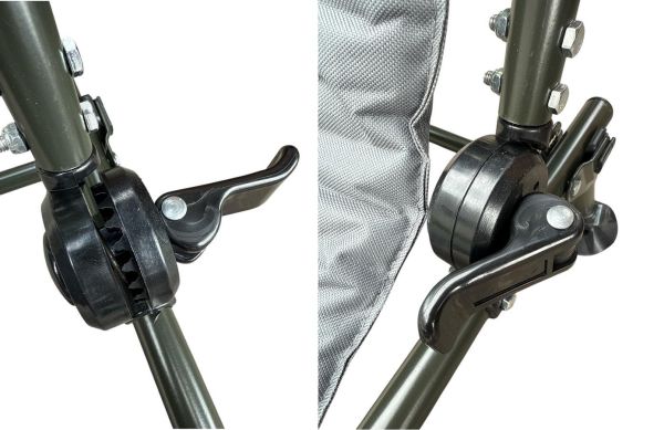 Карповое кресло Megastrike - SH9-3-7 - 50x55x85 см - Светло-серый