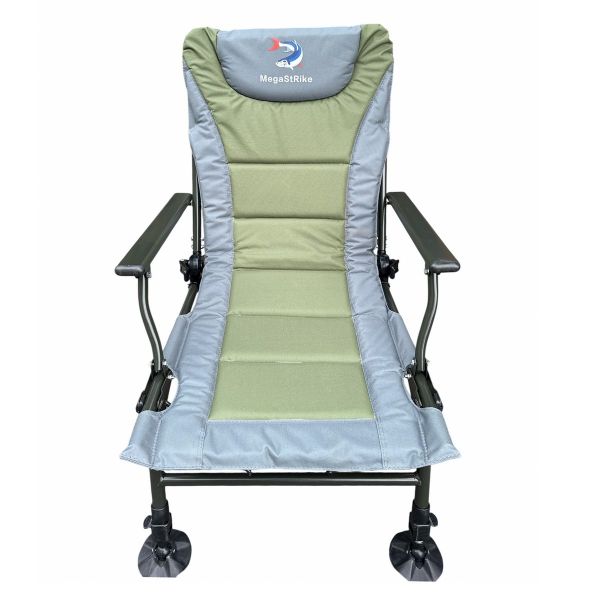 Карповое кресло Megastrike - SH9-3-7 - 50x55x85 см - Светло-серый