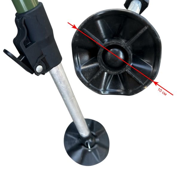 Карповое кресло Megastrike - SH9-3-9 - 50x53x95 см - 4 положения - Светло-серый