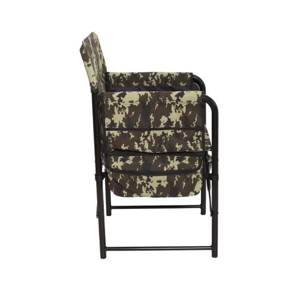 Кресло раскладное Ралф "Режиссер" с полкой дерево - Камуфляж