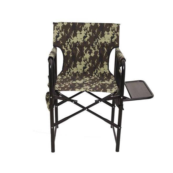Кресло раскладное Ралф "Режиссер" с полкой дерево - Камуфляж