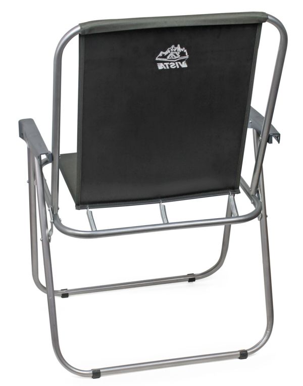 Кресло раскладное Vista Отдых XL - 40x56x86 см - Хаки - 4820227320097