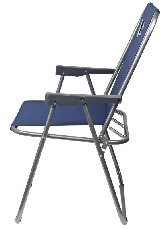 Крісло розкладне Vista - Відпочинок XL - 40x56x86 см - Синій - 4820227320097
