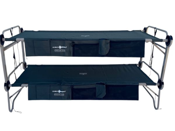 Ліжко туристичне складне універсальне Arm-O-Bunk - Двоярусне - 3в1 з органайзерами - З чохлом