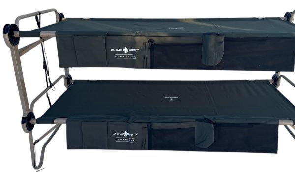 Ліжко туристичне складне універсальне Arm-O-Bunk - Двоярусне - 3в1 з органайзерами - З чохлом