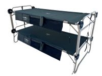 Кровать туристическая складная универсальная Arm-O-Bunk - Двухъярусная - 3в1 с органайзерами - С чехлом