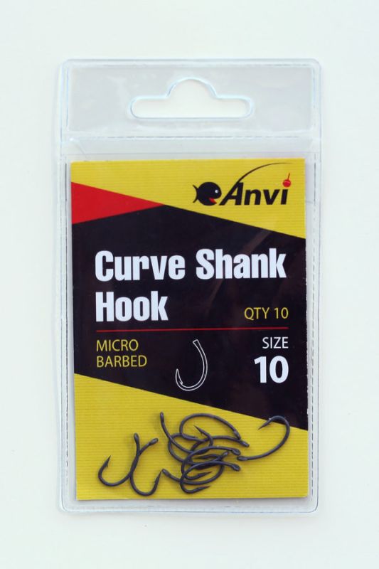 Гачок короповий Anvi Curve Shank Hook №10 - 10 шт/уп