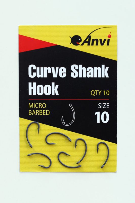 Гачок короповий Anvi Curve Shank Hook №10 - 10 шт/уп