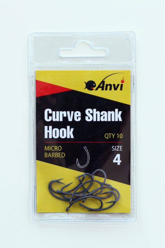 Гачок короповий Anvi Curve Shank Hook №4 - 10 шт/уп