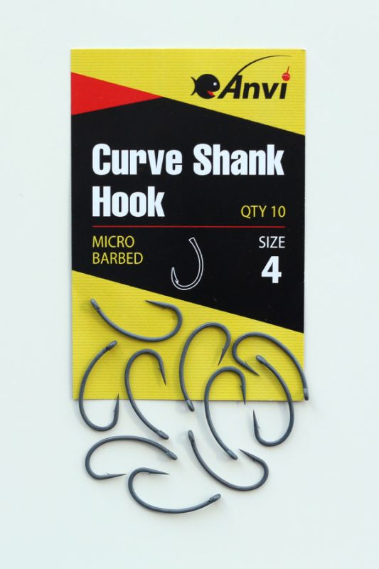 Гачок короповий Anvi Curve Shank Hook №4 - 10 шт/уп