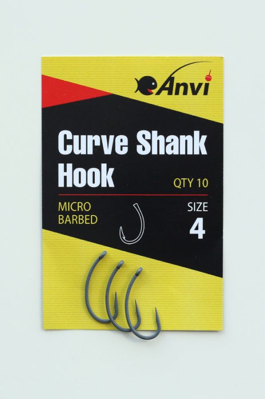 Гачок короповий Anvi Curve Shank Hook №4 - 10 шт/уп
