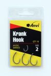 Крючок карповый Anvi Krank Hook №2 - 10 шт/уп