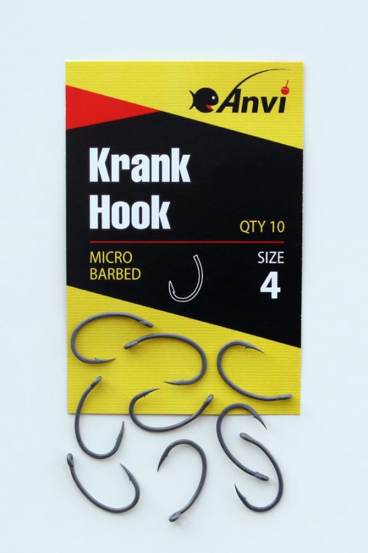 Гачок короповий Anvi Krank Hook №4 - 10 шт/уп