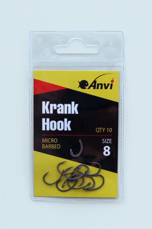 Гачок короповий Anvi Krank Hook №8 - 10 шт/уп