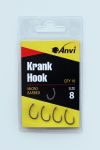 Крючок карповый Anvi Krank Hook №8 - 10 шт/уп