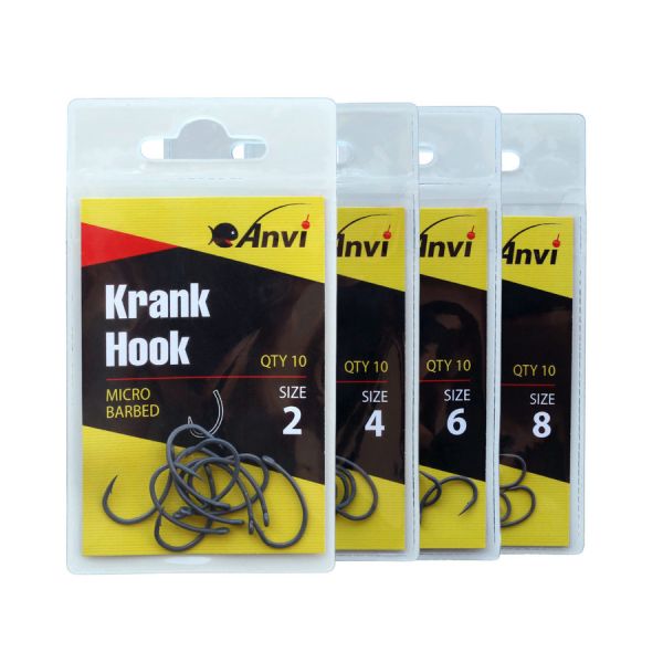 Гачок короповий Anvi Krank Hook №4 - 10 шт/уп