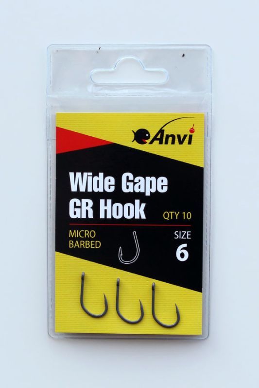 Гачок короповий Anvi Wide Gape GR №6 - 10 шт/уп