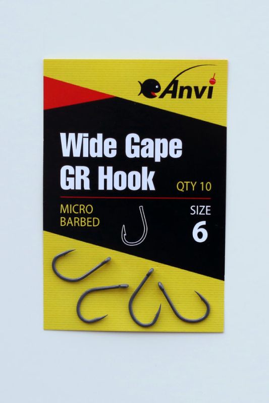 Гачок короповий Anvi Wide Gape GR №6 - 10 шт/уп