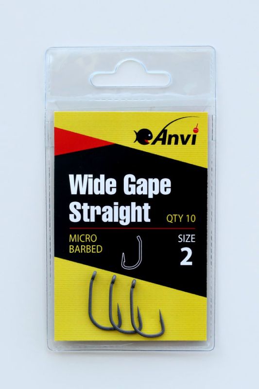 Гачок короповий Anvi Wide Gape Straight №2 - 10 шт/уп
