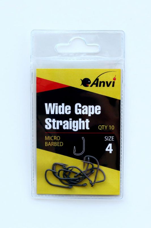 Гачок короповий Anvi Wide Gape Straight №4 - 10 шт/уп